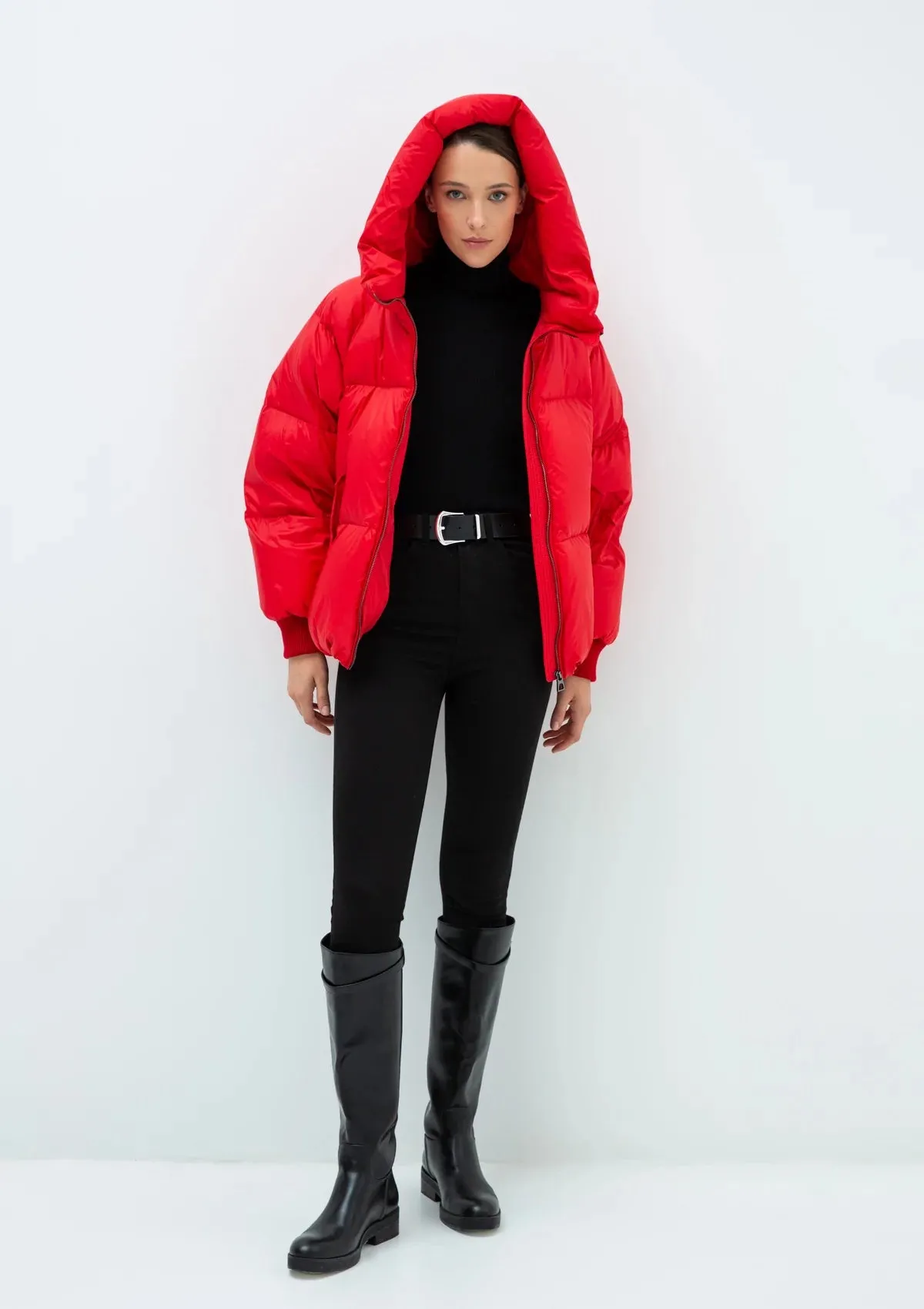 Gisela Premium Hooded Down Puffer Jacket