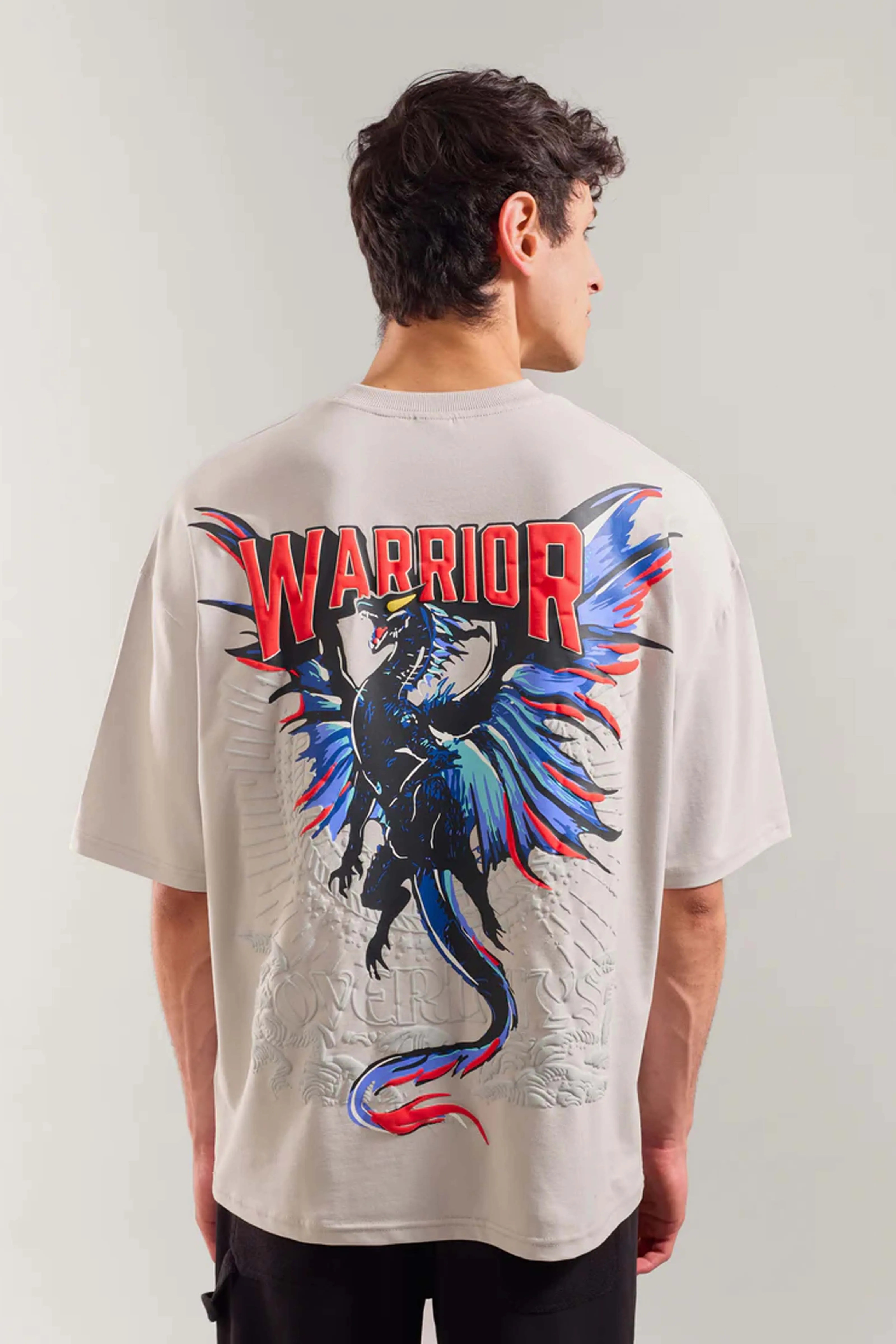 Grey Warrior - The Warrior Arc Oversized T-shirt - Ultra Soft