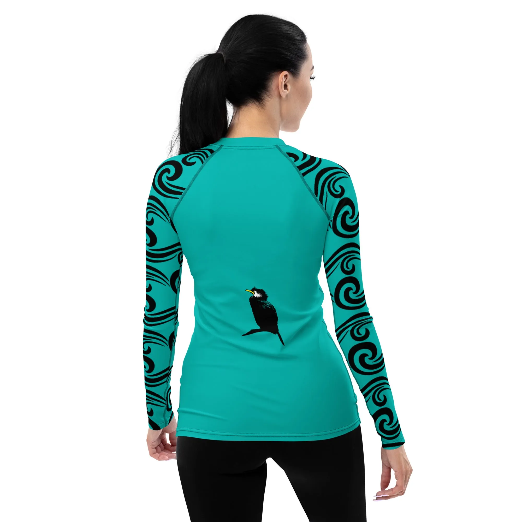 Grumpy shag Women's Rash Guard