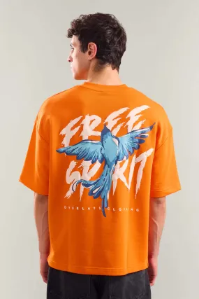 Heavy Weight Free Spirit Arc Oversized T-shirt