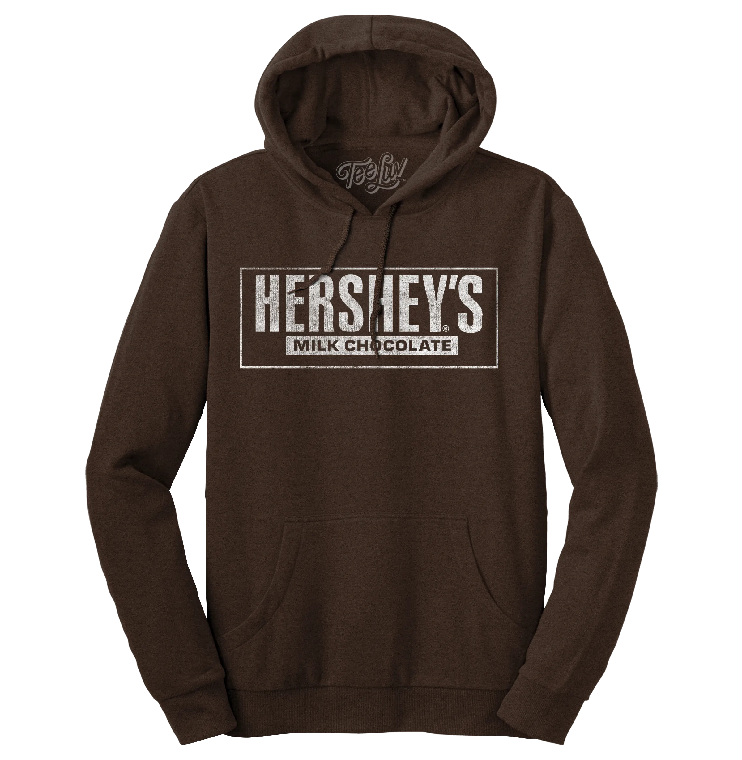 Hershey's Milk Chocolate Pullover Hooded Sweatshirt - Brown