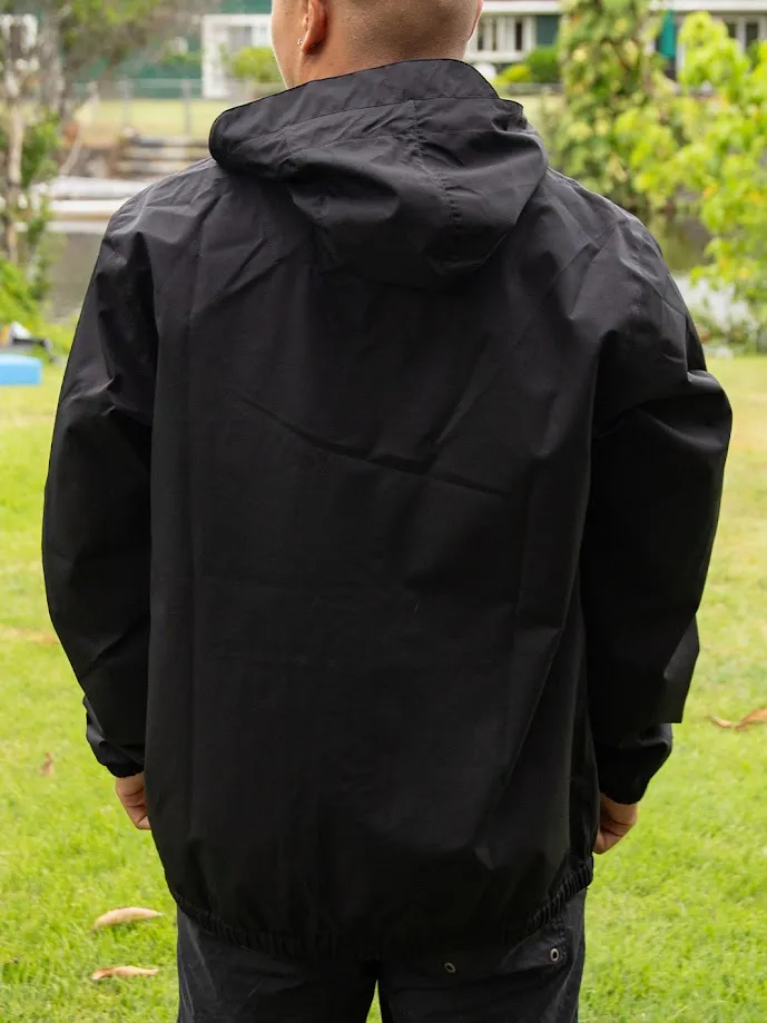 HIC MAJOR WINDBREAKER JACKET - BLACK