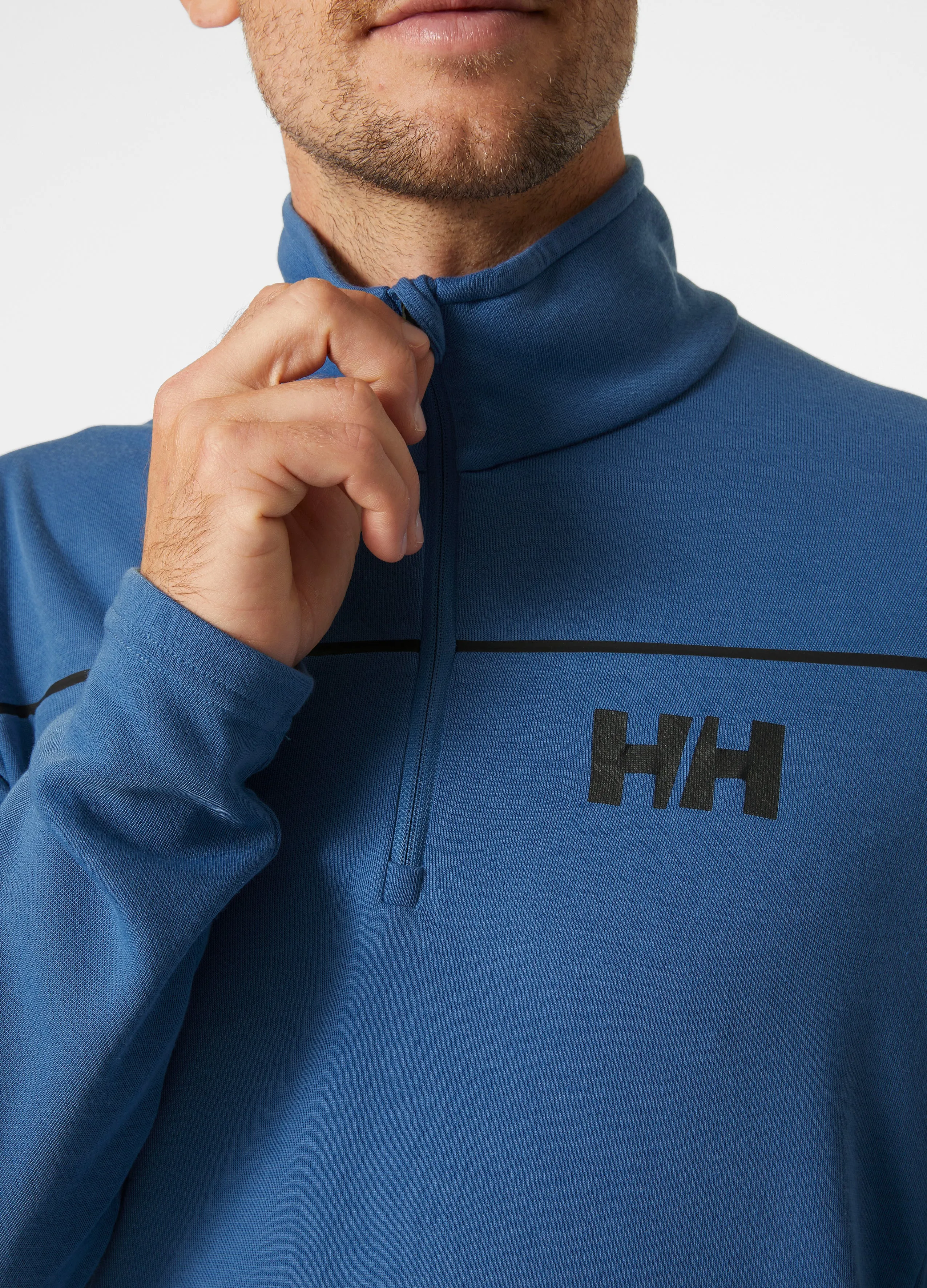 HP 1/2 ZIP PULLOVER - AZURITE