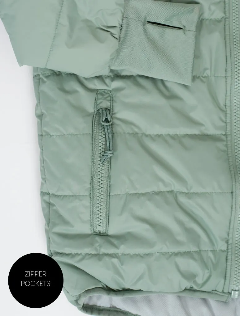 Hydracloud Puffer Jacket - Basil