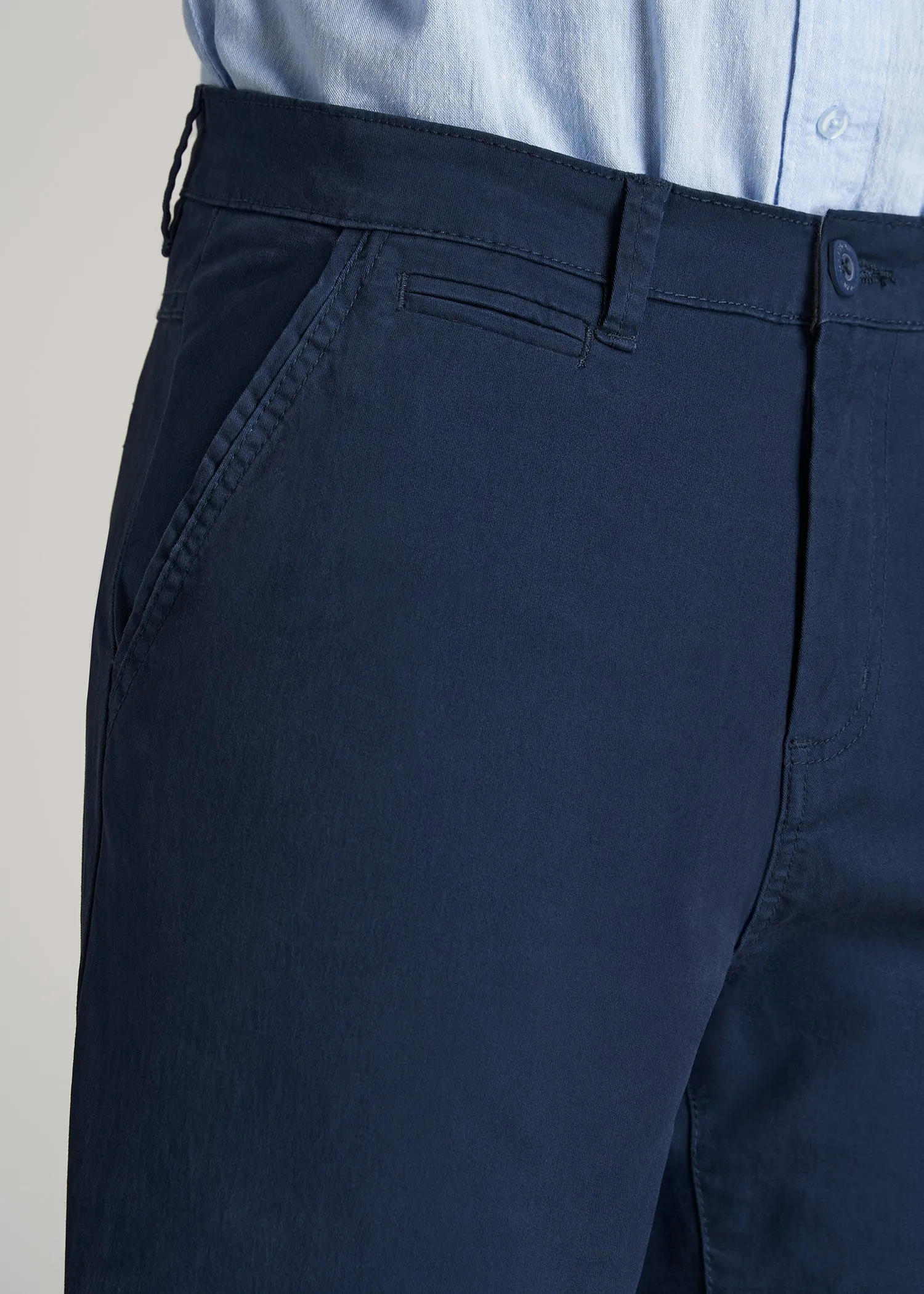 J1 STRAIGHT Leg Chinos in Marine Navy - Pants for Tall Men