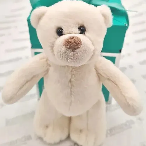 Jomanda Mini Cream Soft Toy Plush Bear With Pop Up Box