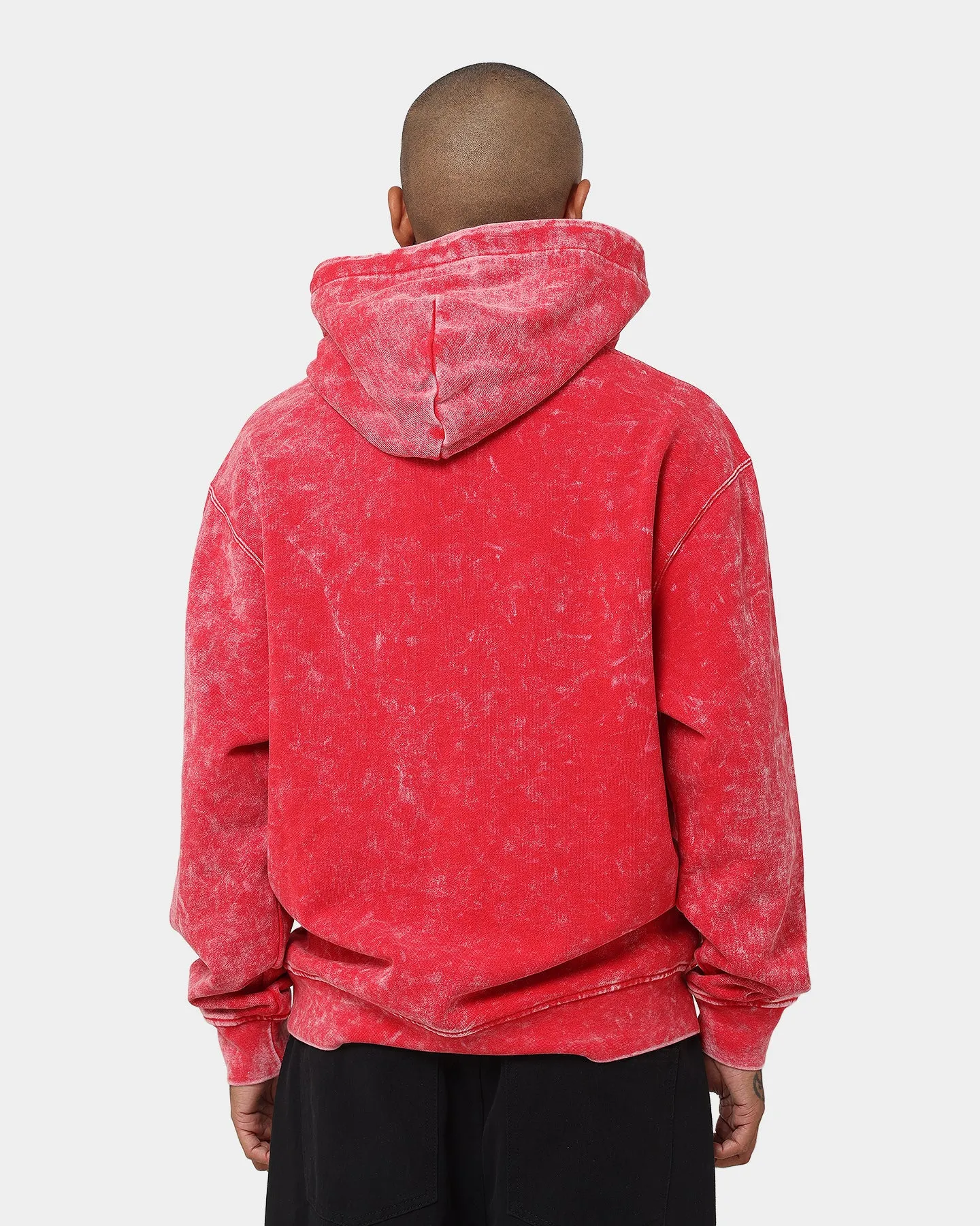 Jordan Essential Statement Washed Fleece Pullover Hoodie Fire Red