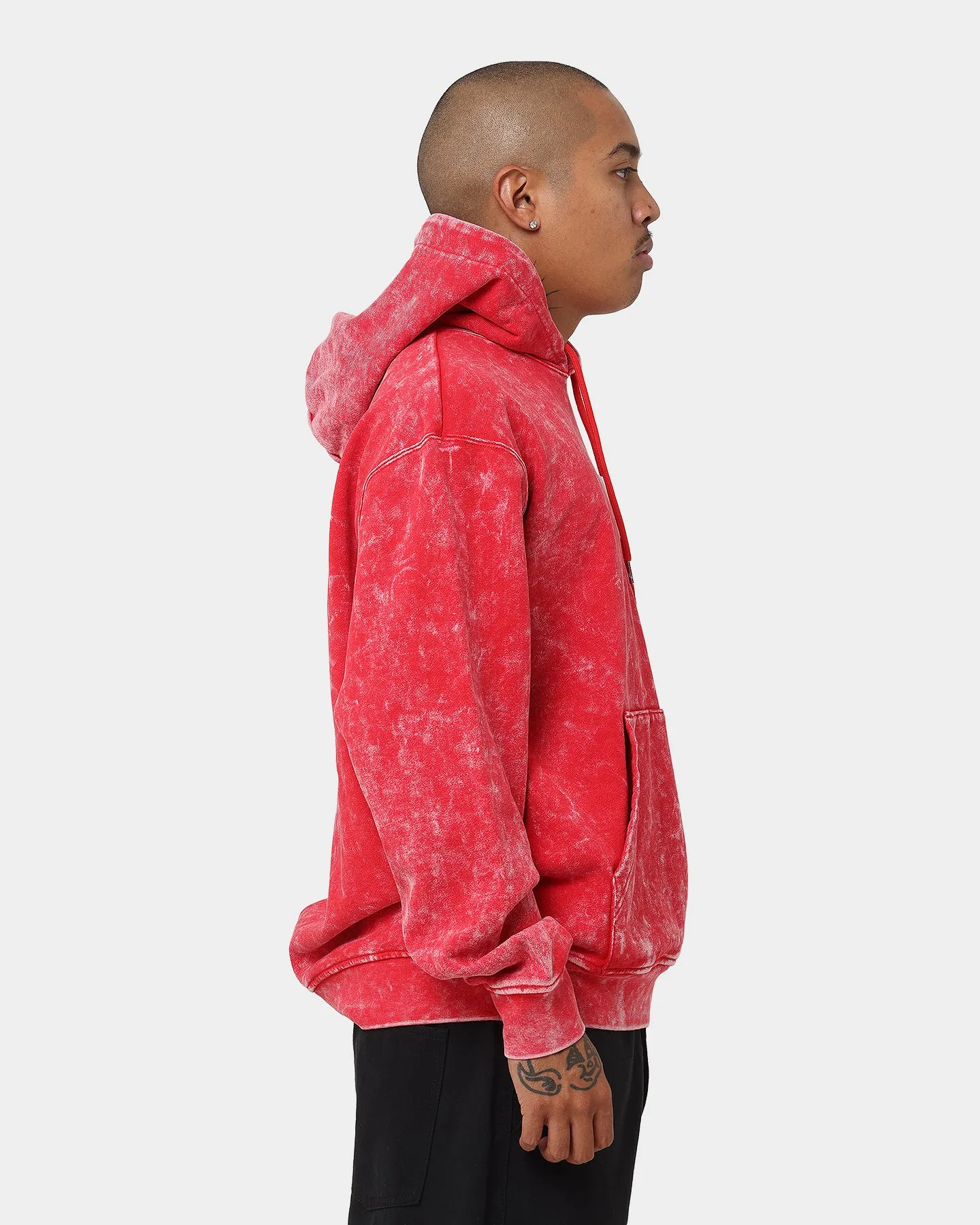 Jordan Essential Statement Washed Fleece Pullover Hoodie Fire Red