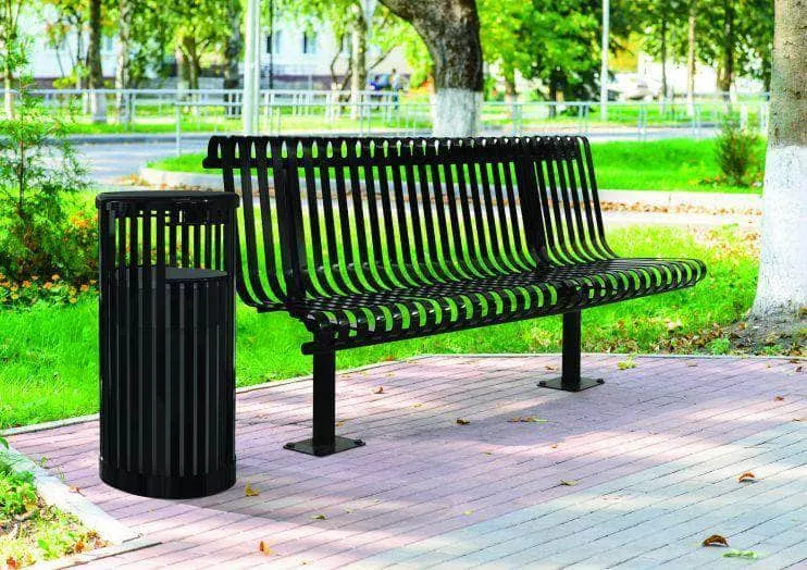 Kensington Park Bench with Back - 6 Ft.