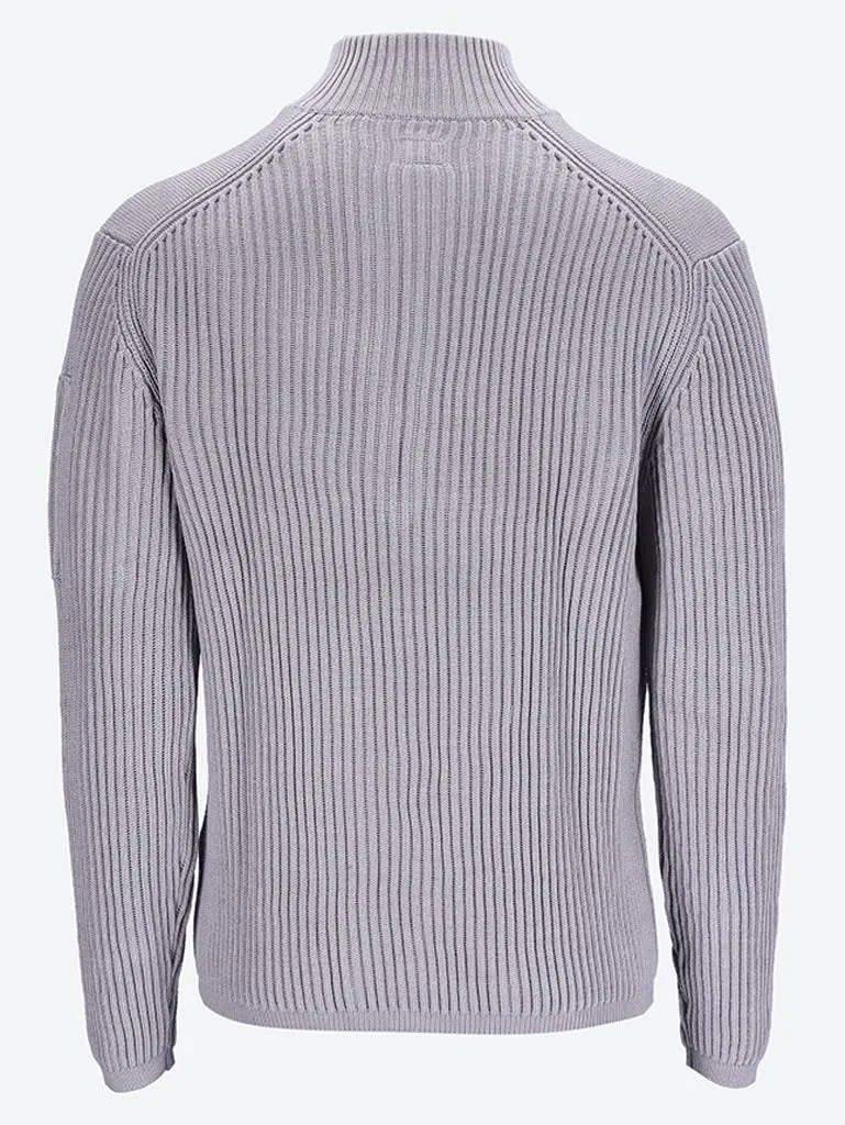 Knitwear polo collar sweater