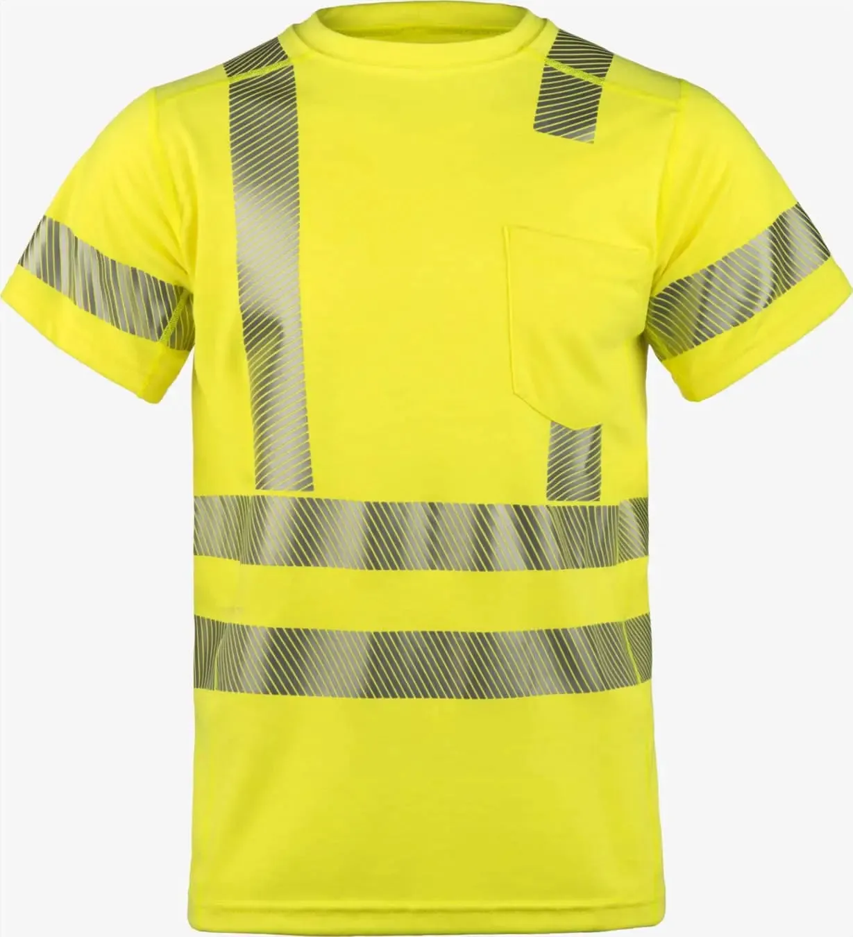 LAKELAND - High Performance FR Short Sleeve Knit Crew, HI-VIS Yellow