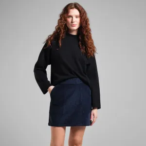 LAST ONE in XS - Dedicated Majorna Corduroy Skirt - Navy