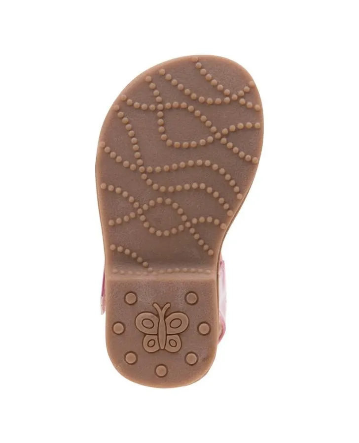 Laura Ashley Pink Embellished  Sandals for Toddler Girls