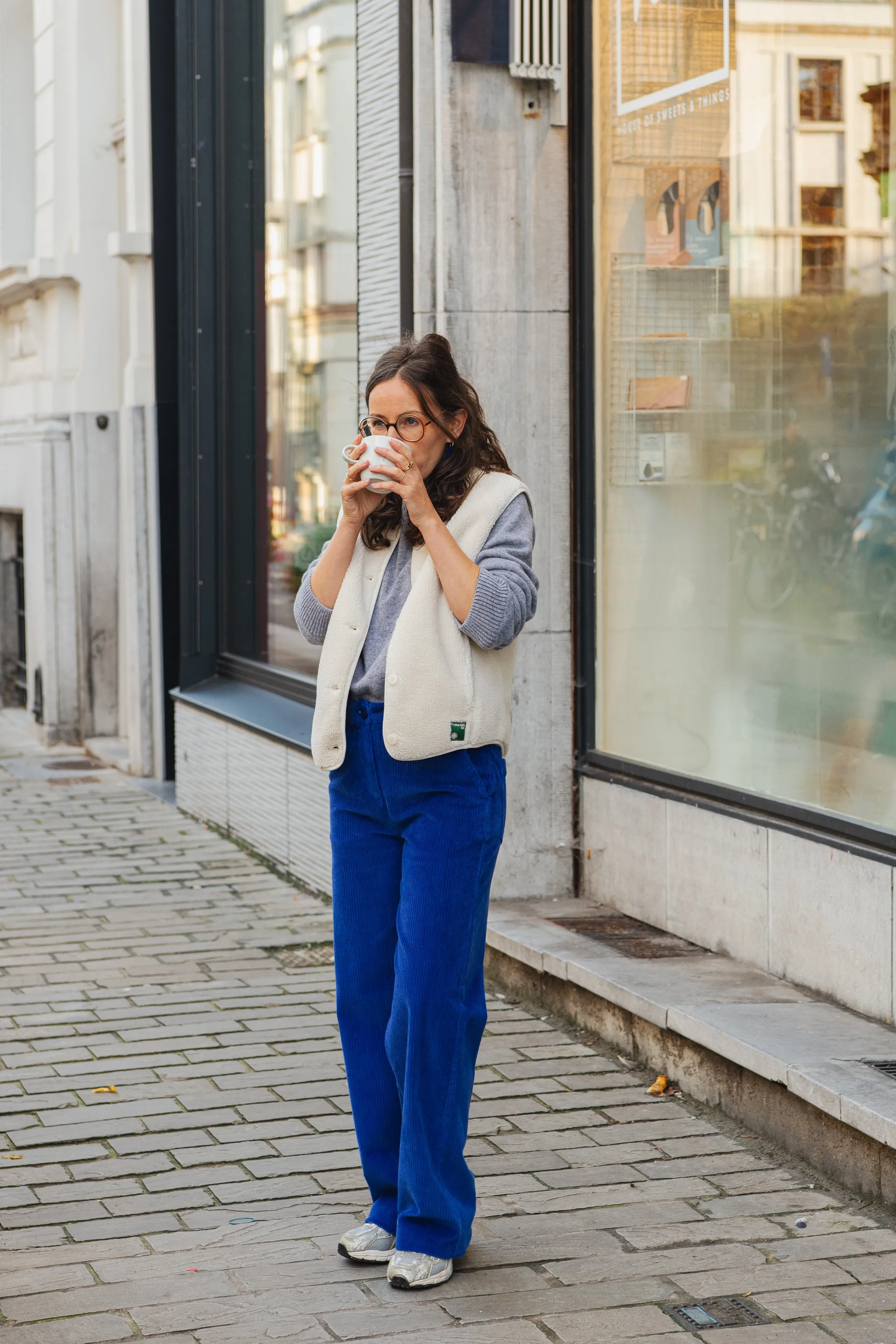 Leartza Trousers - Indigo Blue