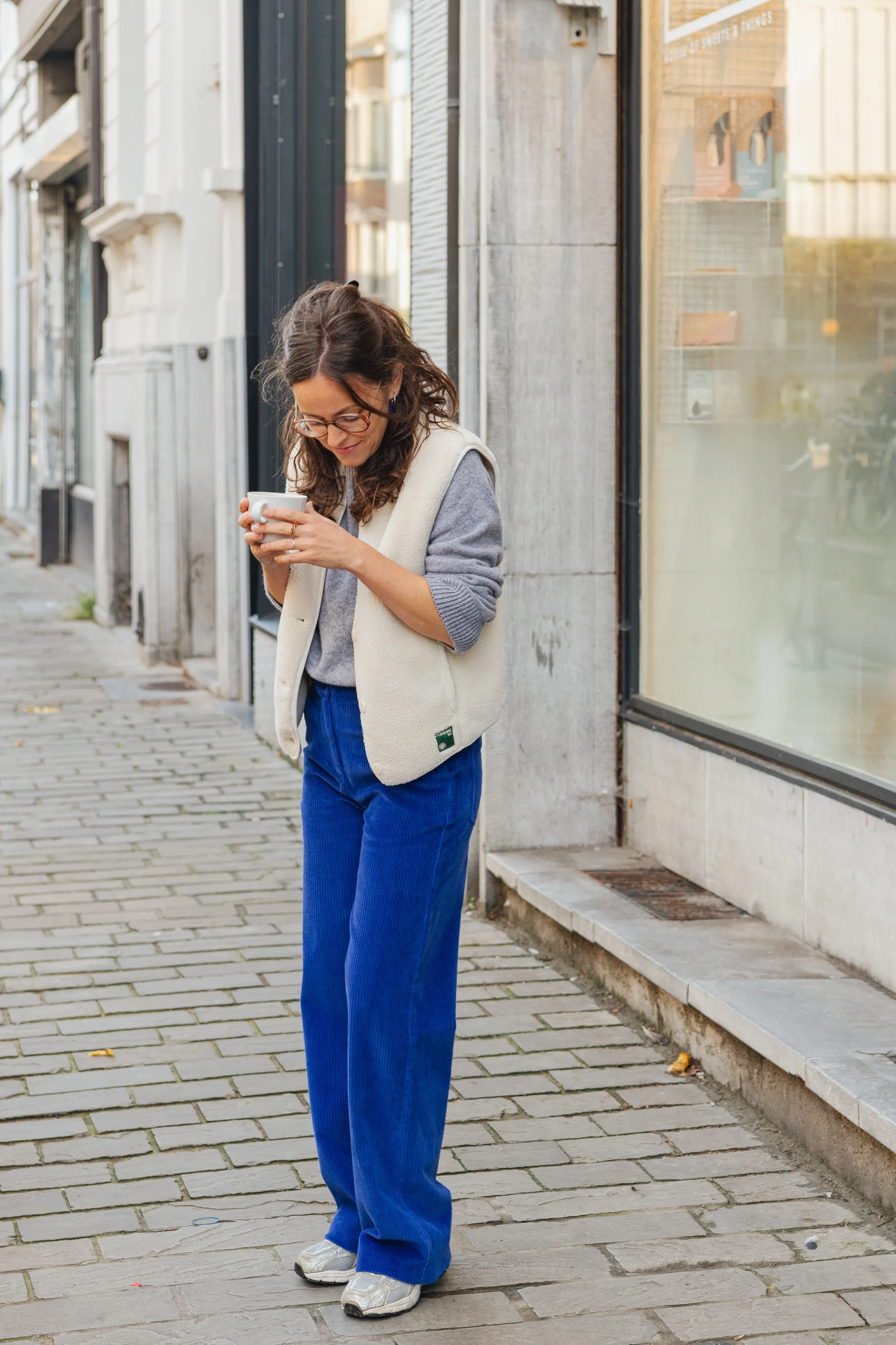 Leartza Trousers - Indigo Blue