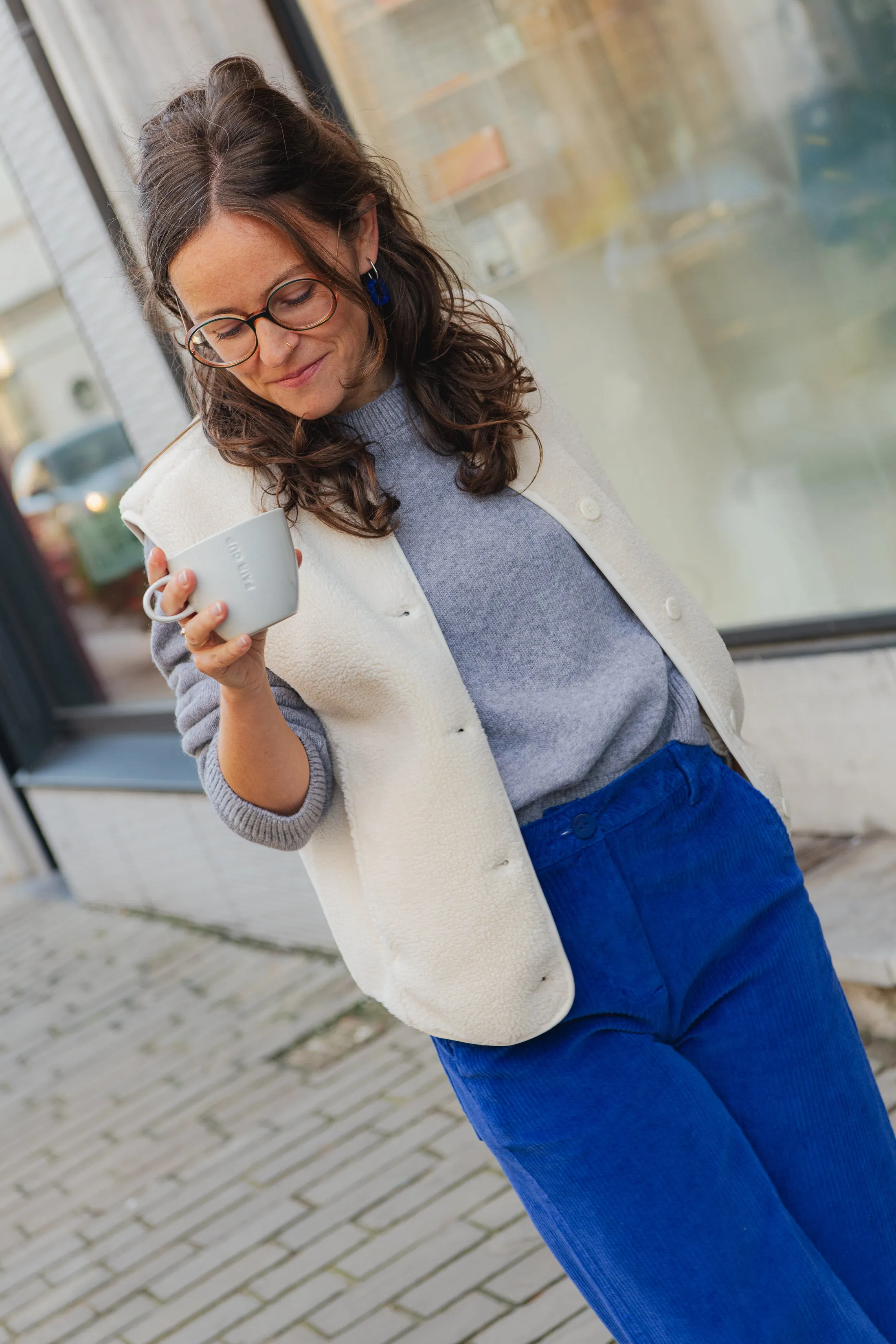 Leartza Trousers - Indigo Blue