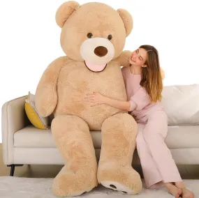 Life Size Teddy Bear Plush Toy, Multicolor, 6/8.5 FT