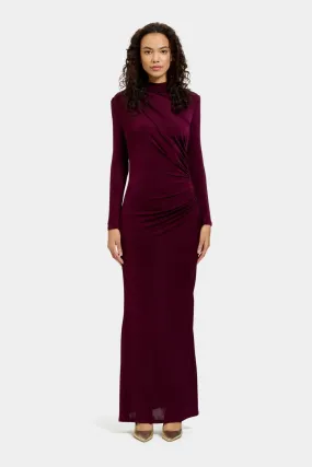 Lily Dress in Plum