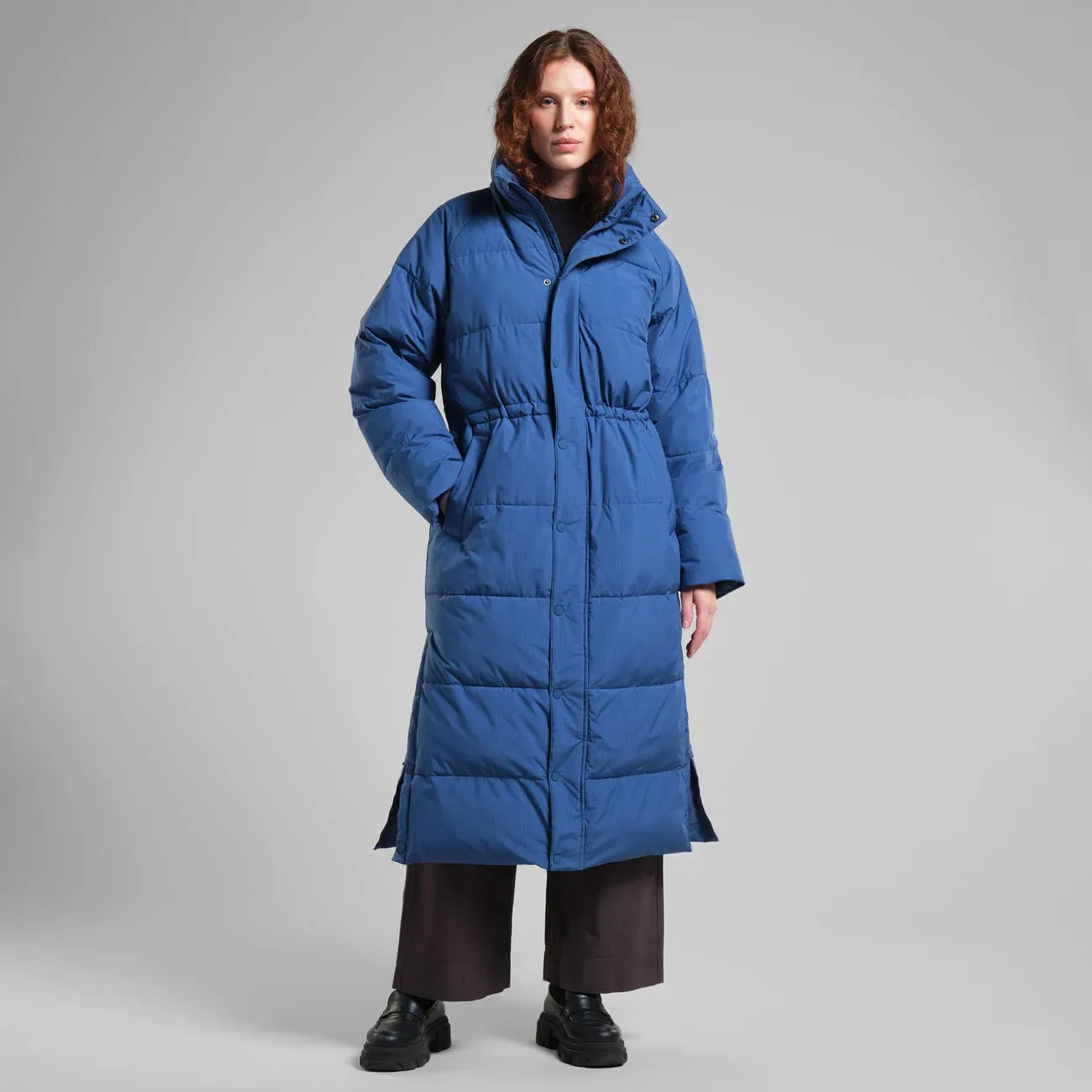 Long Puffer Jacket Karmas - True Blue