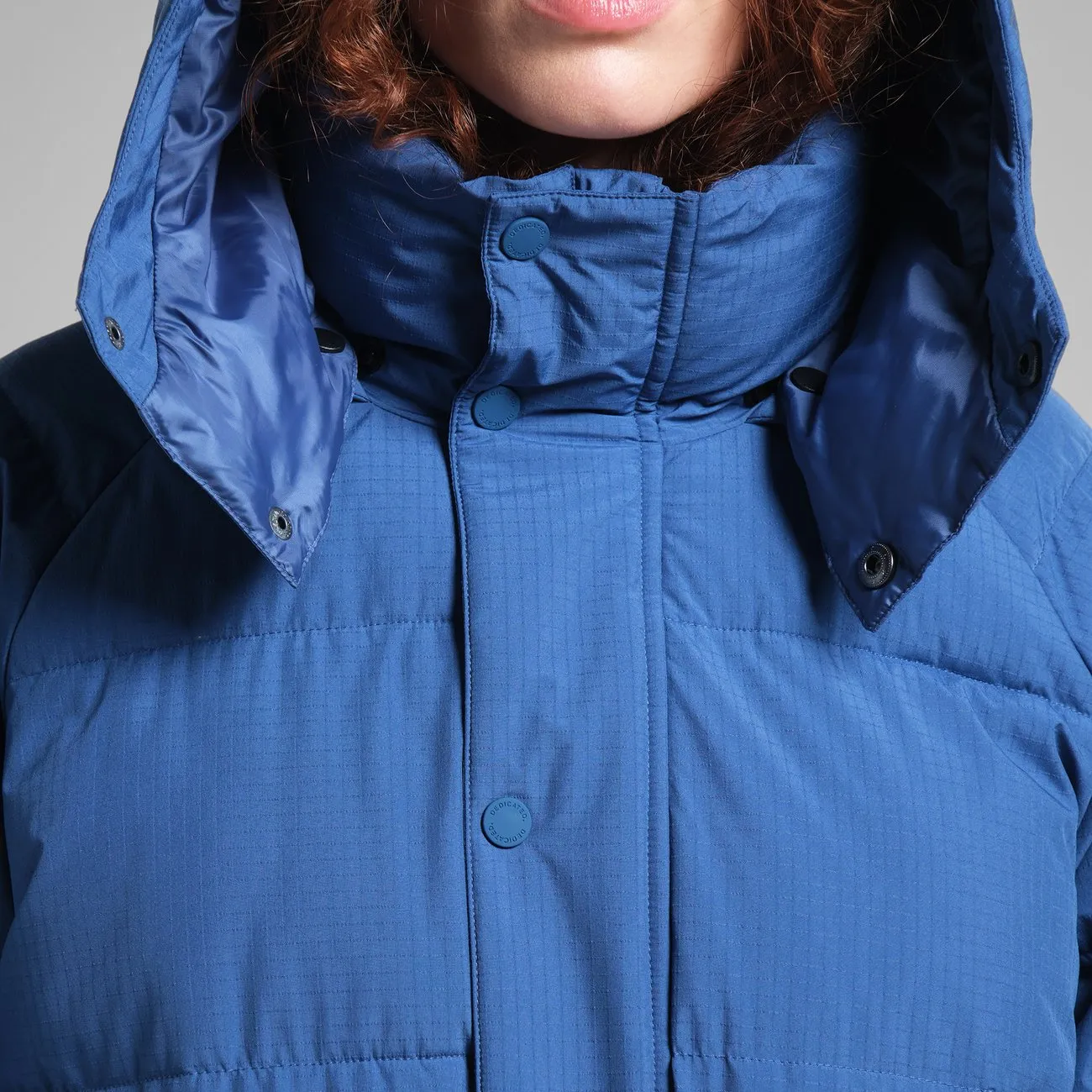 Long Puffer Jacket Karmas - True Blue