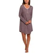 Long Sleeve Henley Sleepshirt