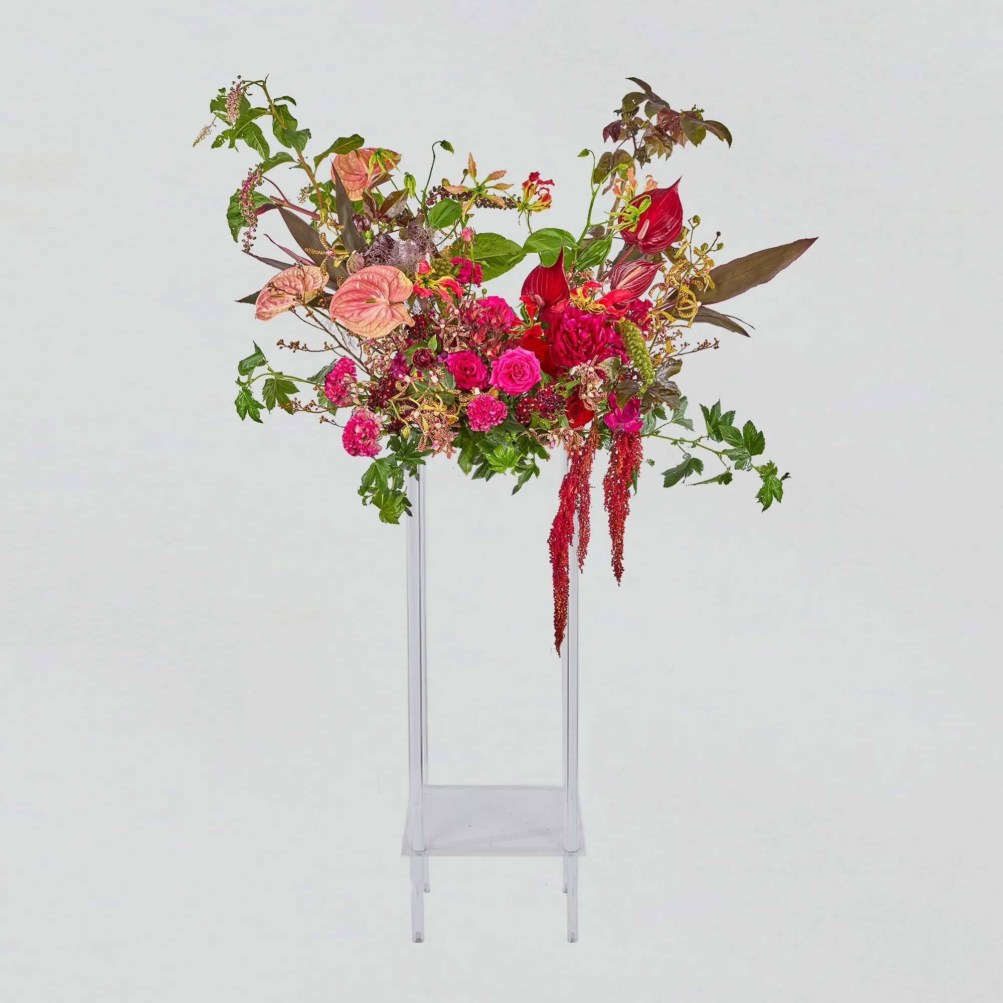 Lover Congratulatory Acrylic Floral Stand