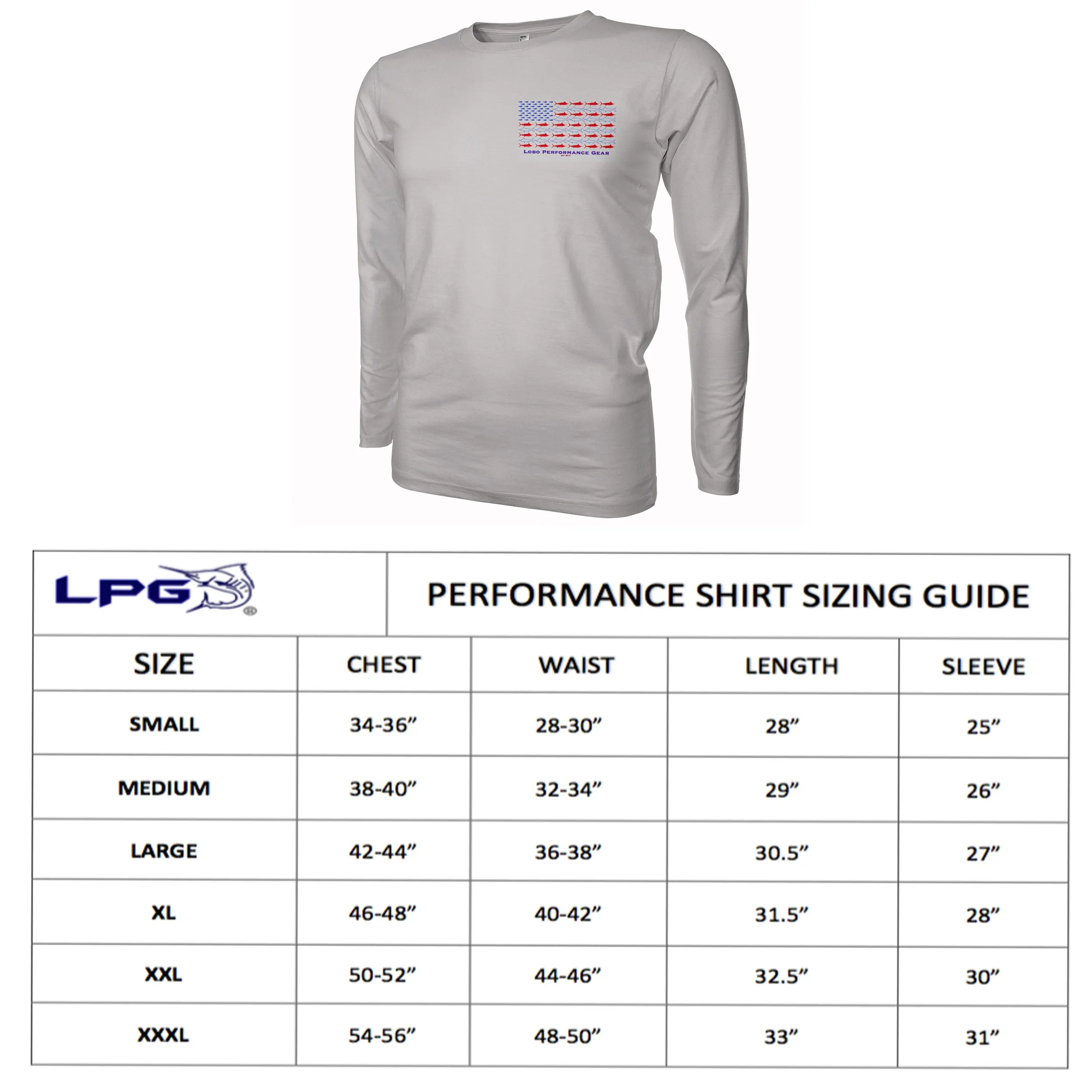 LPG Apparel Co. Hawaii North Shore Surf UPF 50  Rashguard Performance Shirt