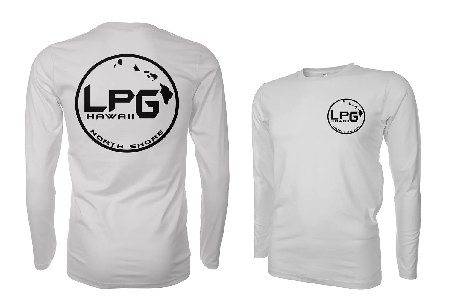 LPG Apparel Co. Hawaii North Shore Surf UPF 50  Rashguard Performance Shirt