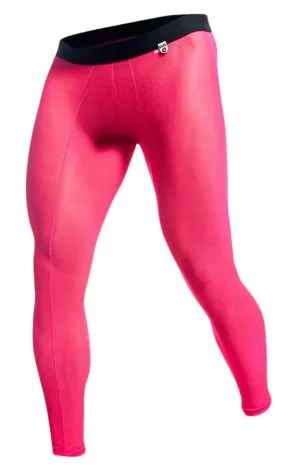 Male Basics MOB Men's Mesh Tights Hot Pink