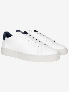 Mc Julien Leather Sneaker White Marine