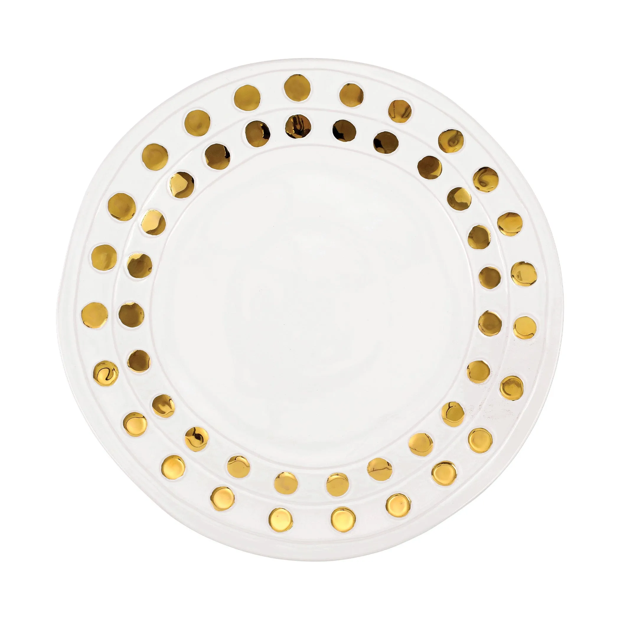 Medici Gold Medium Round Platter