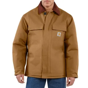 Men's Loose Fit Firm Duck Insulated Traditional Coat - Warmest 106674