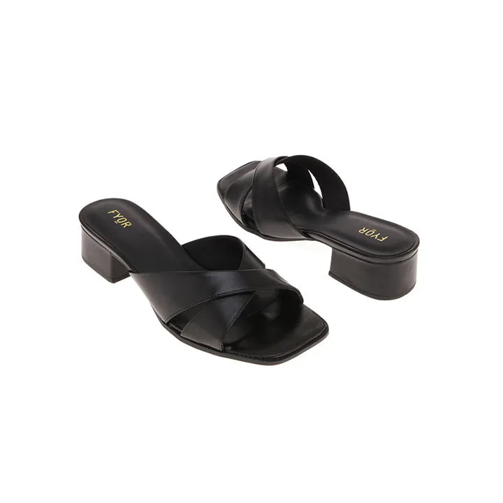 Metallic Cross Strap Sandal BDV 088