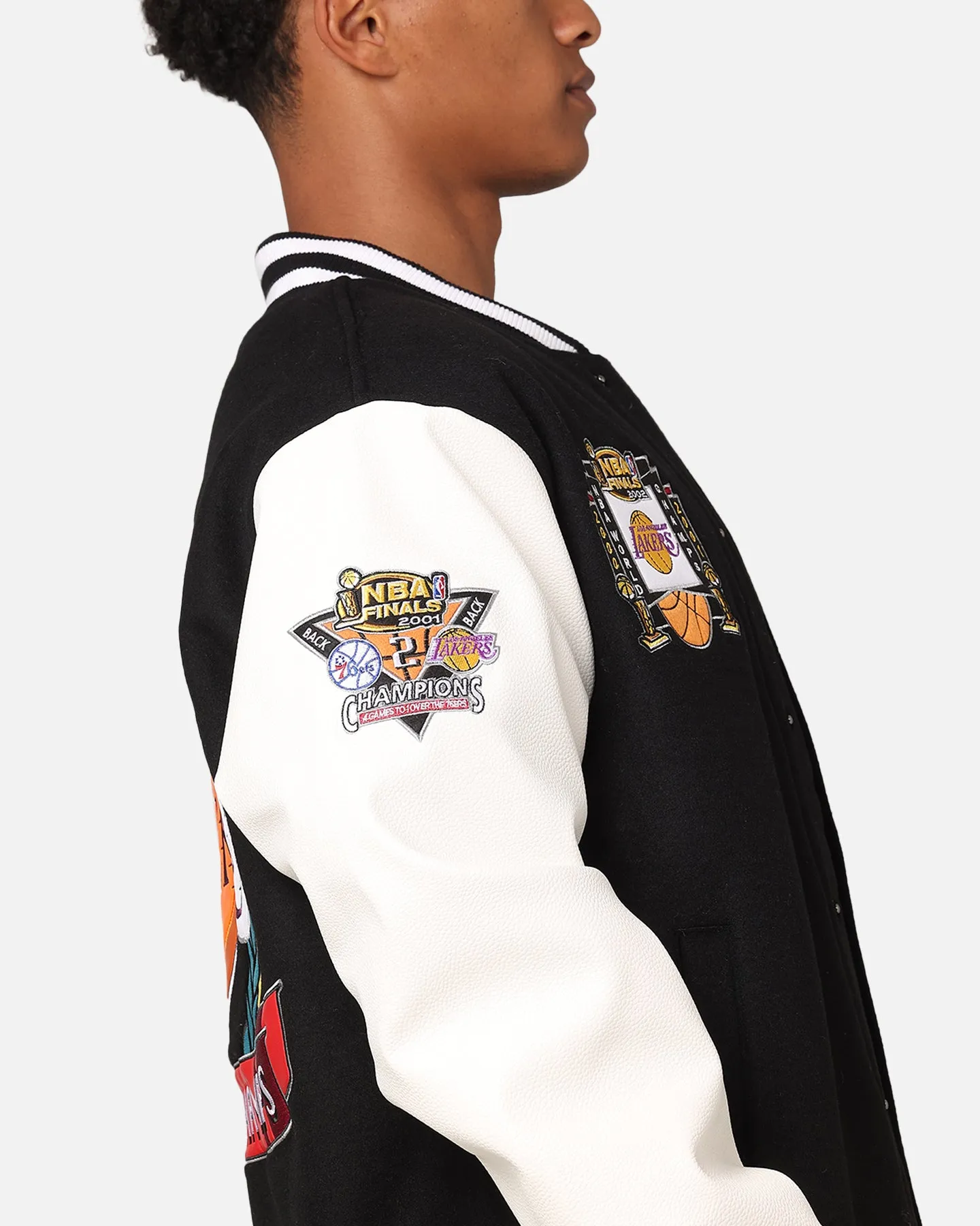 Mitchell & Ness Los Angeles Lakers Showtime Jacket Black/Cream