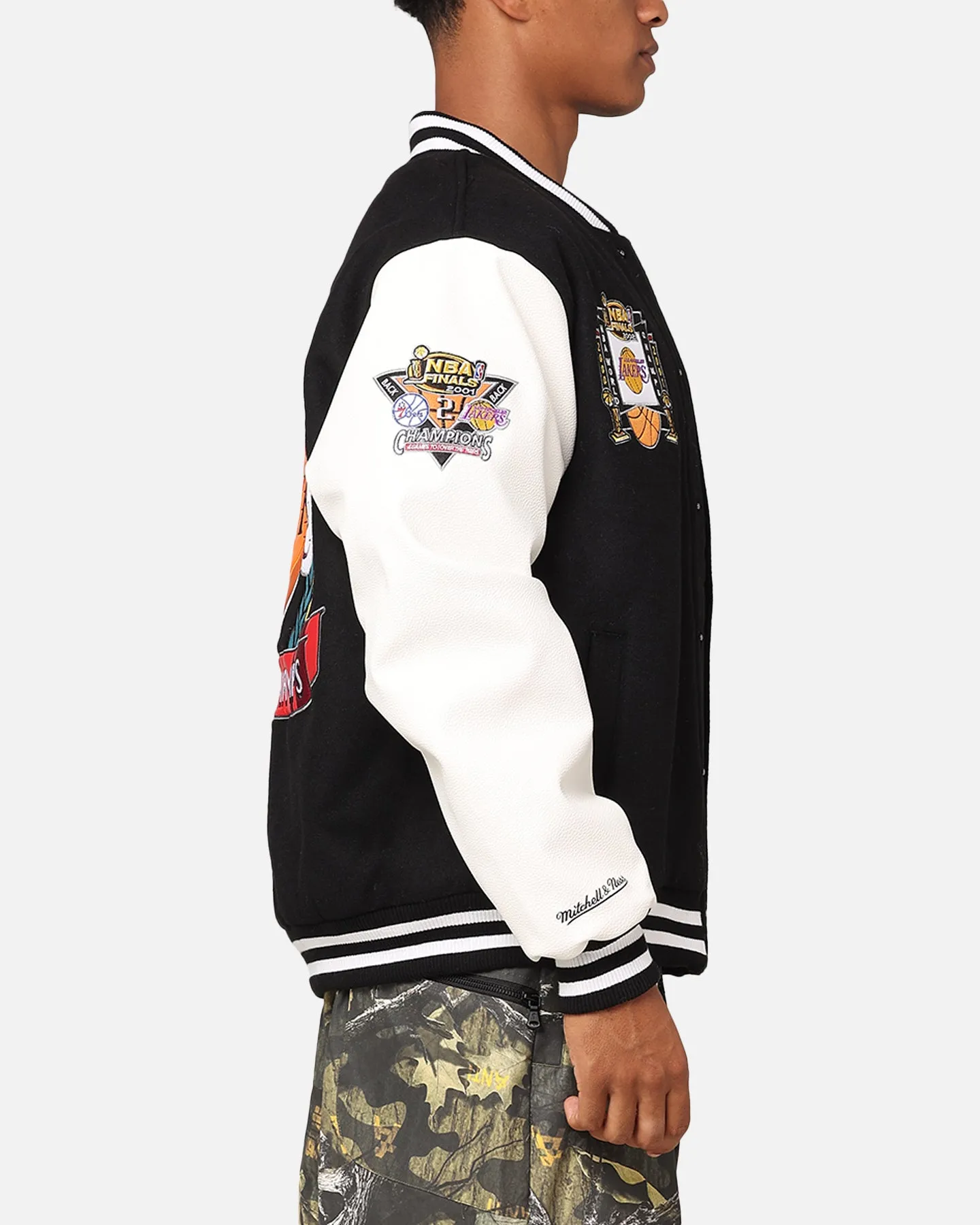 Mitchell & Ness Los Angeles Lakers Showtime Jacket Black/Cream