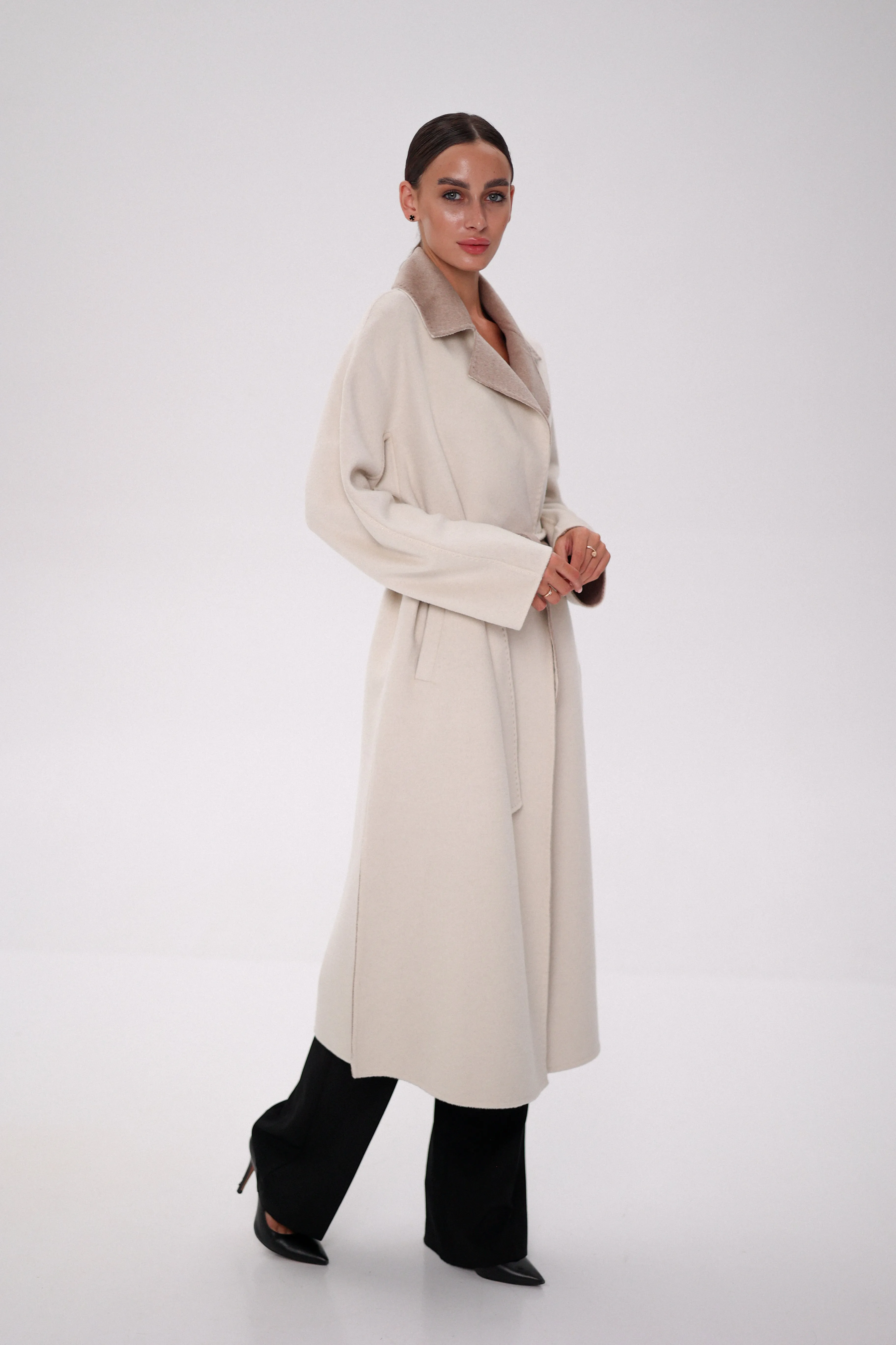 Montreal Double-Face Wraparound Overcoat