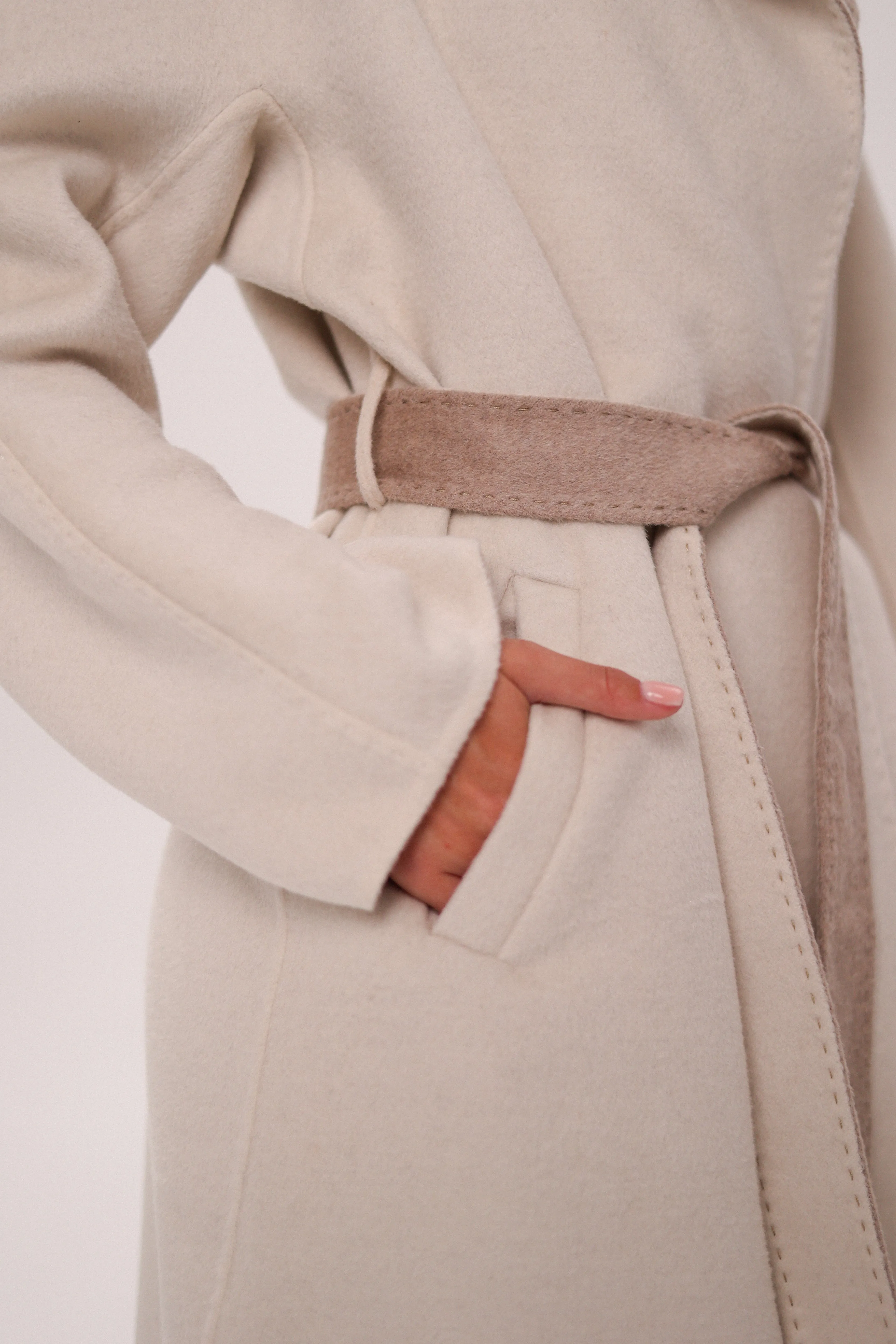 Montreal Double-Face Wraparound Overcoat