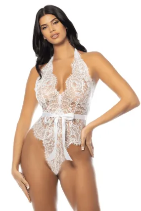 Naomi Lace Teddy - White