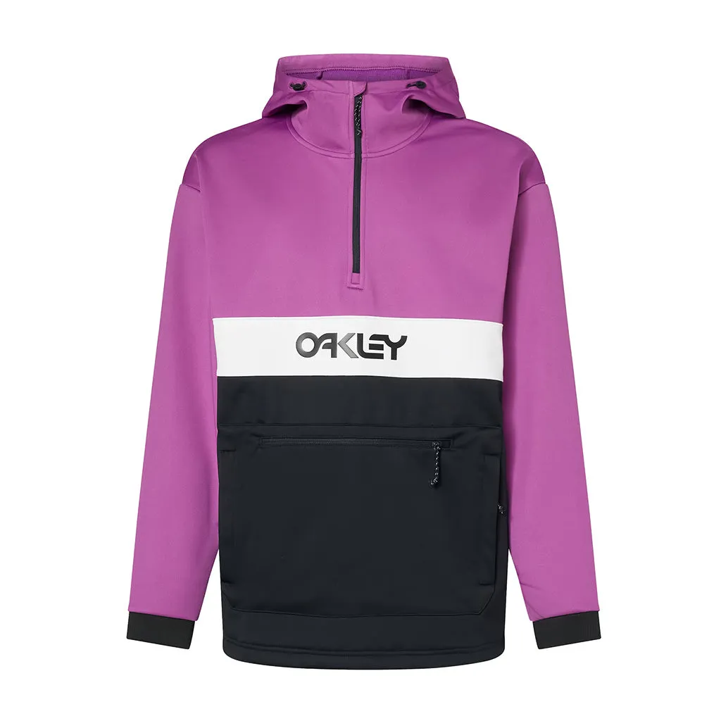 Oakley 2024 TNP Nosegrab Softshell Hoodie - Blackout/Ultra Purple