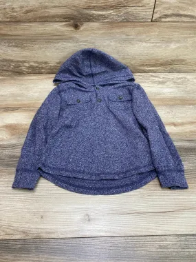 Old Navy Hooded Henley Shirt Blue sz 5T