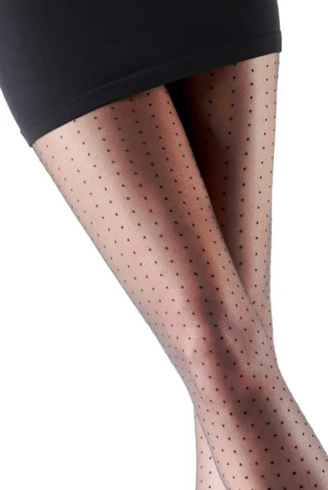 Oroblu Adelle Sheer Polka Dot Tights