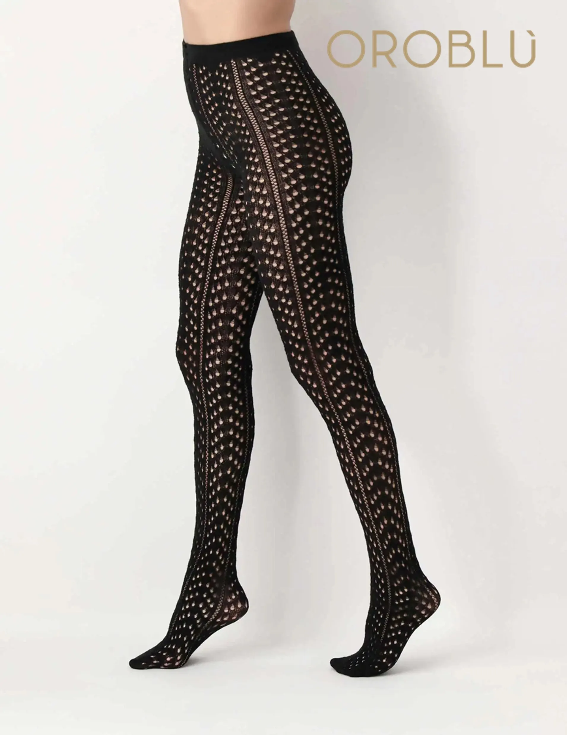 Oroblu Clearance Knitted Tights Black