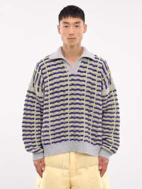 Oversized Polo Knit (KN011-MULTI)