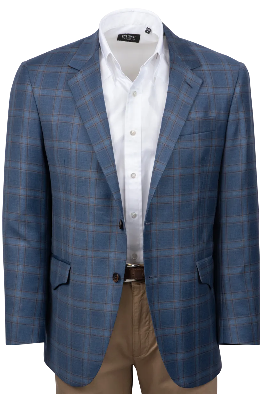 Pinto Ranch Blue Plaid Sport Coat