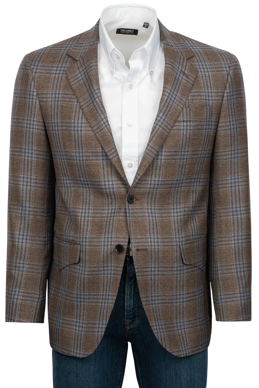 Pinto Ranch Gray Plaid Sport Coat