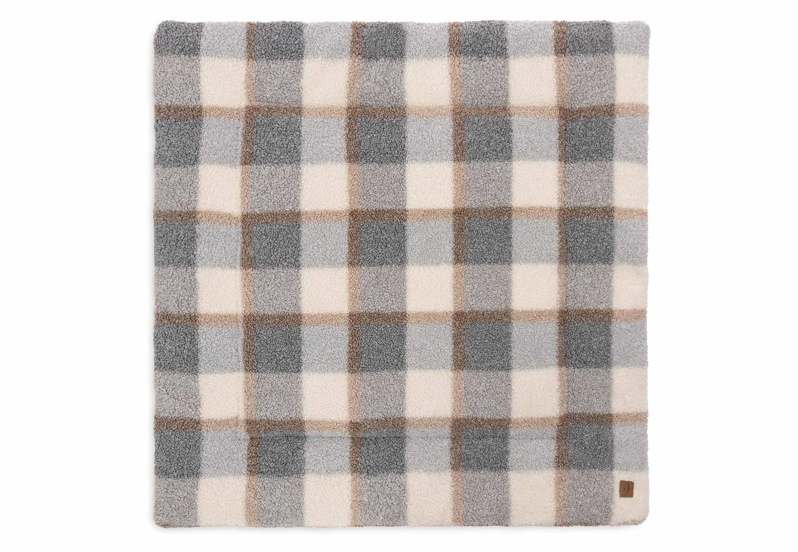 Playpen Mat 100x100cm Check - Boucle