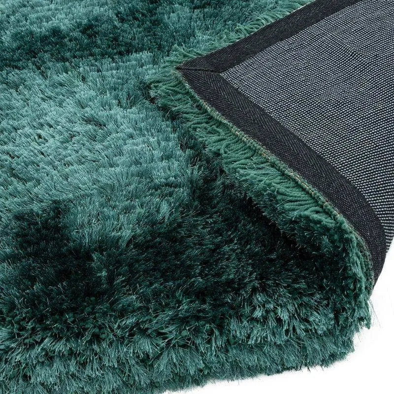 Plush Petrol Rug - Multiple Sizes