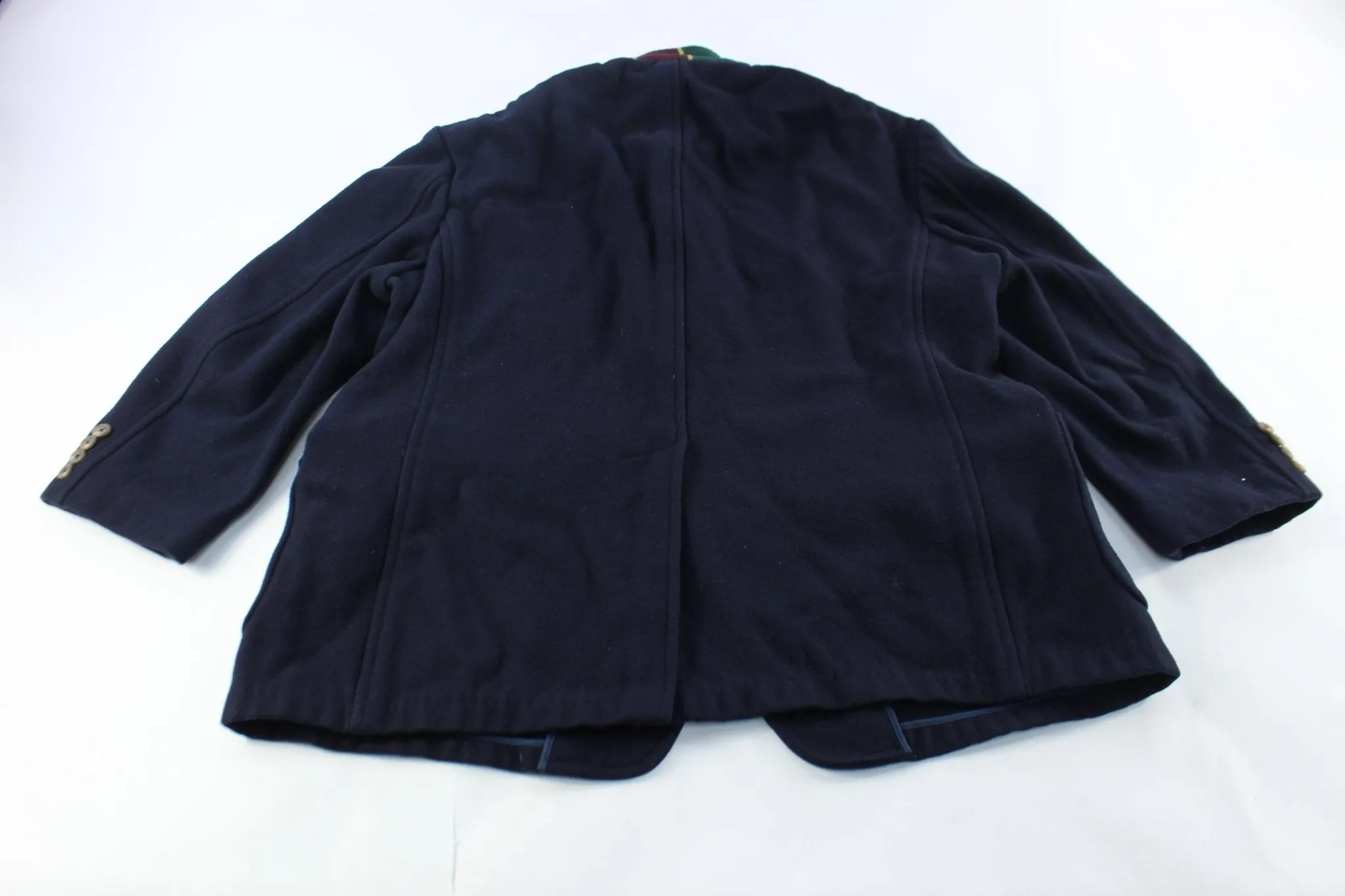 Polo by Ralph Lauren Wool Navy Blue Coat