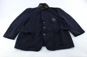 Polo by Ralph Lauren Wool Navy Blue Coat