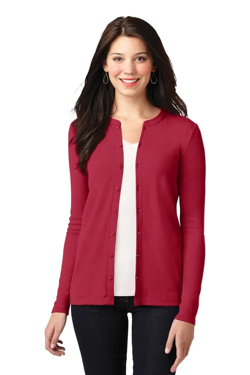 Port Authority ®  Ladies Concept Stretch Button-Front Cardigan. LM1008